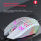 X801 8 Keys Honeycomb Wireless Mouse for PC Gamers 1600DPI RGB Rechargeable Mice