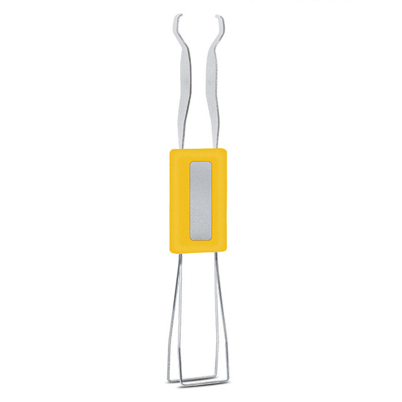 2 in 1 Mechanical Keyboard Key Cap Puller Universal Shaft Remover (Yellow)