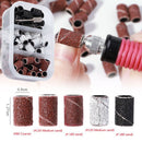 Nail Drill Bits Accessories Manicure Nails Sanding Cap #80 #120 #180 Size