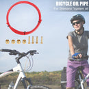 Bicycle Hydraulic Disc Brake Oil Tube MTB Bike Brake Pipe for Shimano (Red)