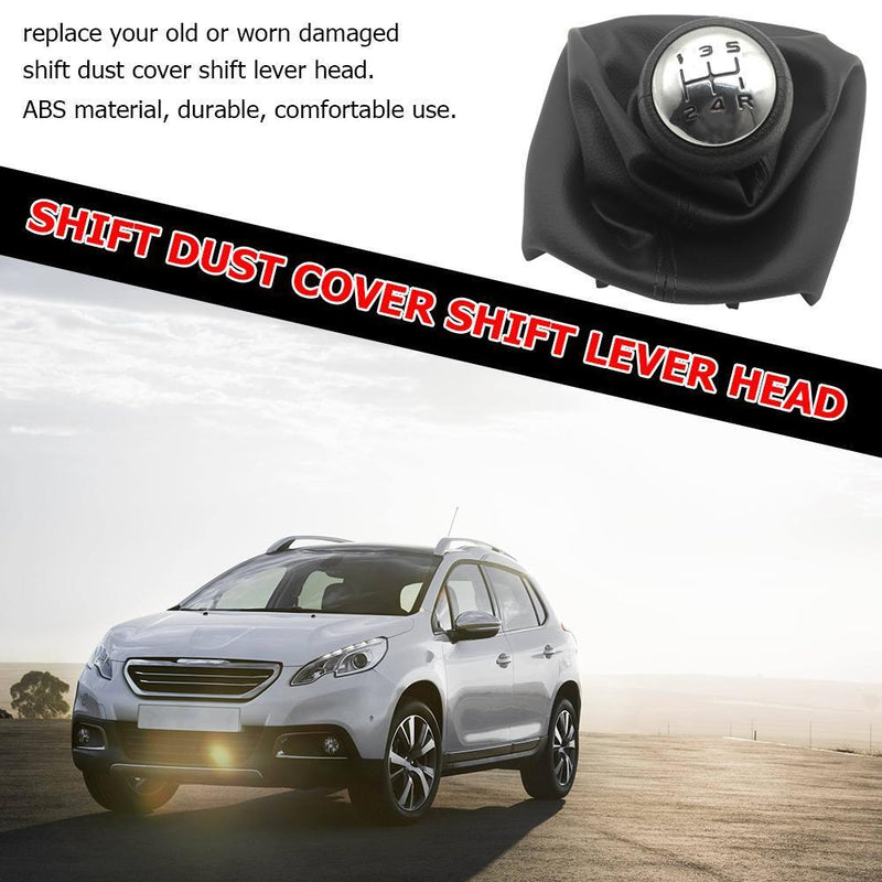 For Citroen C3 C4 C5 5 Speed Gear Shift Knob Shifter Stick Lever Necklace Cover