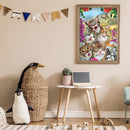 5D Diamond Painting DIY Lovely Cats Pictures Kit Full Drill Art Craft Home Decor