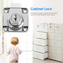 Door Cabinet Mailbox Drawer Wardrobe Cupboard Locker Security Double Key Lo