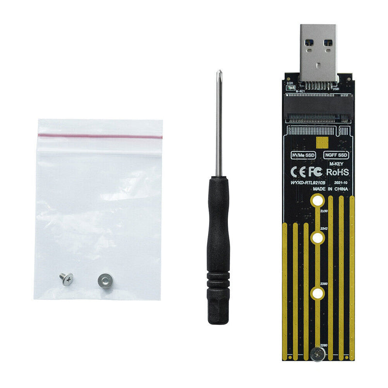 RTL9210B M.2 NVMe SSD to USB 3.1 Adapter PCI-E to USB-A 3.0 Internal Card