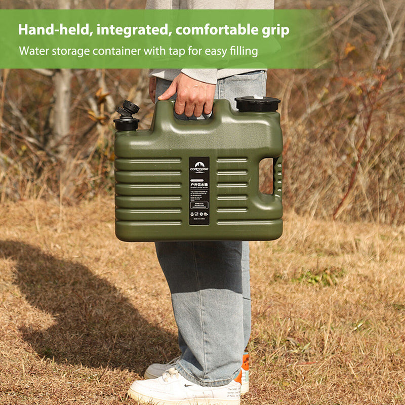 12/18L Water Container Emergency Reservoir with Spigot Water Canteen for Outdoor