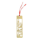 Metal Chinese Style Pagination Mark Book Clip Brass Bookmark Hollow Out