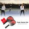 #A 2pcs Peak Paddles Rackets + 4 Balls Set for Women Men Outdoor Sports Supplies