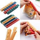 Color Home Plastic Food Bag Clip Sealing Clamp Snack Bag Sealer Sealing Rods