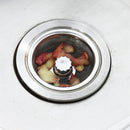 Stainless Steel Kitchen Water Sink Filter Washbasin Drain Hair Catcher Bath Plug
