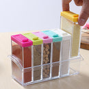Hermosapoty Spice Cans Spice Cans 6 Piece/Set Kitchen Spices Storage Bottle Glä