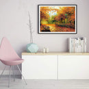 5D Diamond Painting Kit Maple Forest Full Round Drill DIY Crafts Mosaic Picture