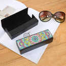 DIY Diamond Painting Leather Sunglasses Box Portable Glasses Storage Case Newly