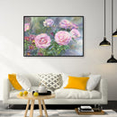 Flower Oil Paint By Numbers Kit DIY Acrylic Painting for Adults Home Decorati