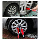 Car Wheel Hub Cleaner Brush Auto Tyre Tire Rim Scrub Cleaning Mud Remover Newly