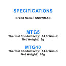 Thermal Conductive Grease Paste for Processor CPU Heat Sink Plaster (5g)