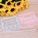 Letter LOVE DIY Cutting Dies Stencils Scrapbook Embossing Craft Album Cards-1937