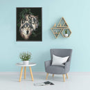Full Cross Stitch 11CT Wolves Counted DIY Animal Wall Art Crafts Home Decoration