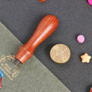 Retro Invitation Seal Stamps DIY Cute Animal Pattern Sealing Wax Craft (2) Newly