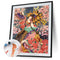 Digital Paint Person Painted By Numbers On Canvas Wall
