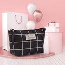 Portable Cosmetic Bag Canvas Printed Money Pouch Women Makeup Wash Storage Ba