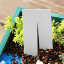100pcs Plant Label Plant Tag Stake Garden Flower Pot Nursery Marker (White)