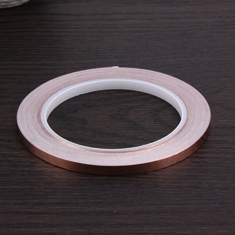 1pcs Copper Film Tape 20m Length 6mm Wide Self Adhesive Copper Film
