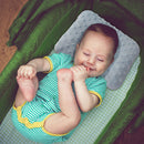 #A Newborns Solid Color Soft Pillow Head Support Cushion Neck Headrest Protectio