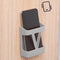 Punch-Free Wall-Mounted Remote Control Storage Rack Plug Bracket (Grey) Newly