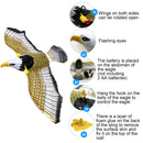 Simulation Electric Luminous Hanging Eagle Flying Bird Creative Music Repellent