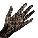Floral Fancy Dress Lace Gloves Christmas Halloween Gloves Gothic Punk Mittens