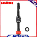 MUQZI Alloy Tubeless Bicycle Presta Valve Stem with Plastic Cap for Road Bike