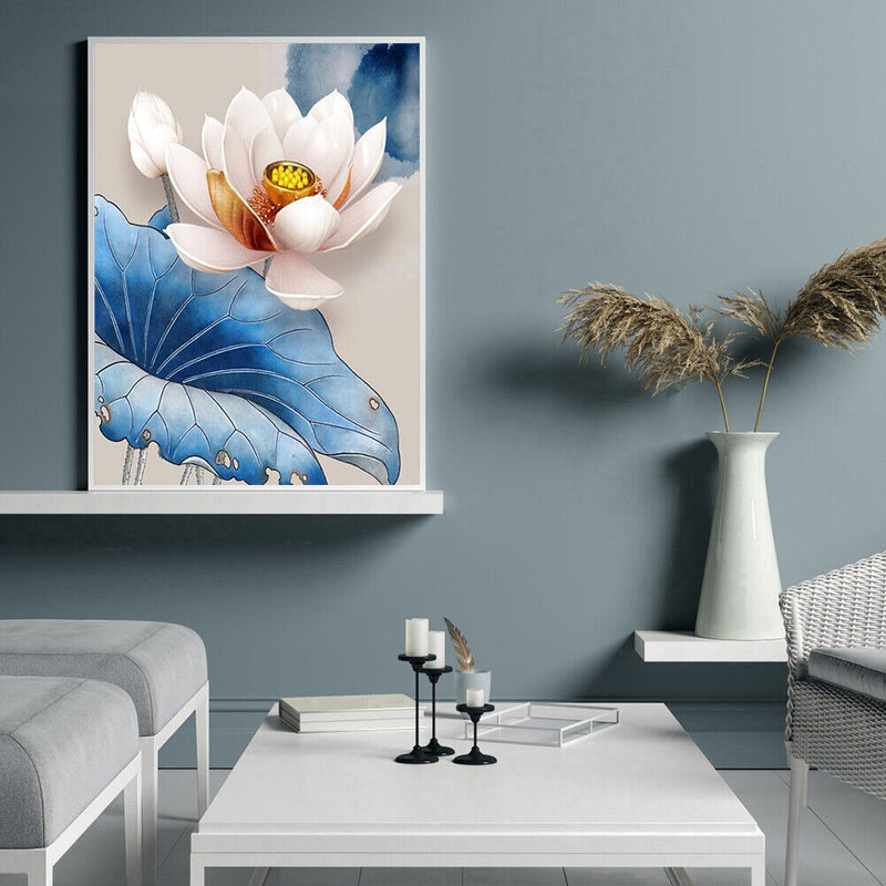 Lotus 40x50cm Oil Paint By Numbers Picture DIY Painting SXD202106032