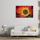 Diamond Painting 5D Full Round Drill Mosaic DIY Flowing Flower Kit Bedroom Decor