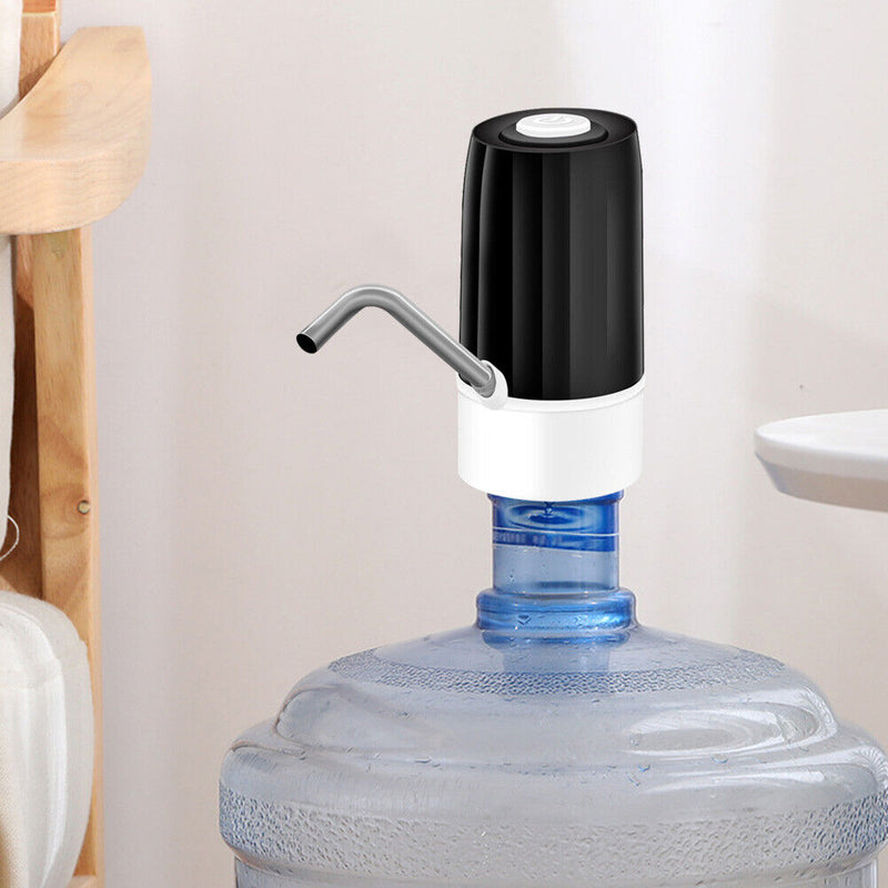 Water Bottle Electric Drinking Water Pump Dispenser Auto Switch (Black) Newly