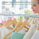 Cedar Rings - 30 Pack Cedar Blocks for Clothes Storage Closet Freshener Fresh