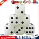 6pcs Luminous Dice Round Corner Dots Night Bar Supplies KTV Game Club Sieve