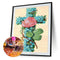 #A 5D Diamond Painting Kit Flower Cross Partial Special Shape Drill Rhinestone D