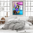 Little Girl Oil Paint By Numbers Kit DIY Frameless Art Picture On Canvas