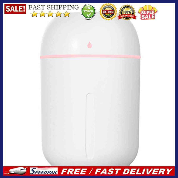 330ML Mini Ultrasonic Air Humidifier Silent USB Essential Oil Diffuser Purifier