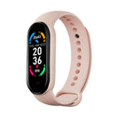 M6 Running Smartwatch Heart Rate Blood Pressure Monitor Bracelet (Pink)