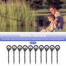 10pcs Hook Bait Sting Boilies Pin Pike Maggot Ronnie Rig Carp Fishing Tackle