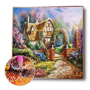 House Round Diamond Painting 5D Rhinestone Craft Mosaic Picture Kit Home De