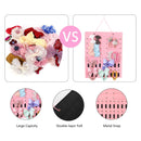 Hanging Baby Girl Headbands Storage Organizer Holder for Hair Bow (Pink) Newly