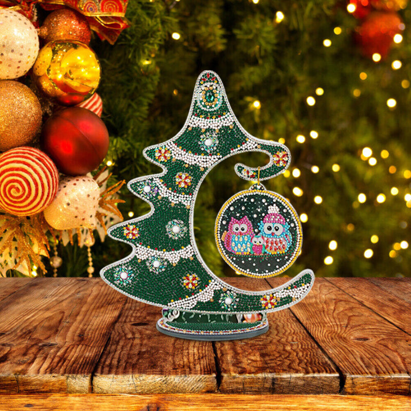 DIY 5D Mosaic Crystal Christmas Tree Diamond Painting Kit Rhinestone Craft