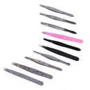 Hair Pluckers Eyelash Extension Clip Eyebrow Tweezer Stainless Steel