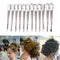 Steel  Styling Sectioning Clamp Duck Mouth Fixed hair clip Hair Clip Wavy curls