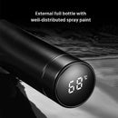 Digital Thermal Water Cup Touch Display Temperature Vacuum Flasks (Black)