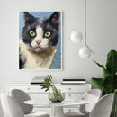 Oil Paint Cat By Numbers Coloring Picture Digital Drawing