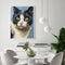 Oil Paint Cat By Numbers Coloring Picture Digital Drawing