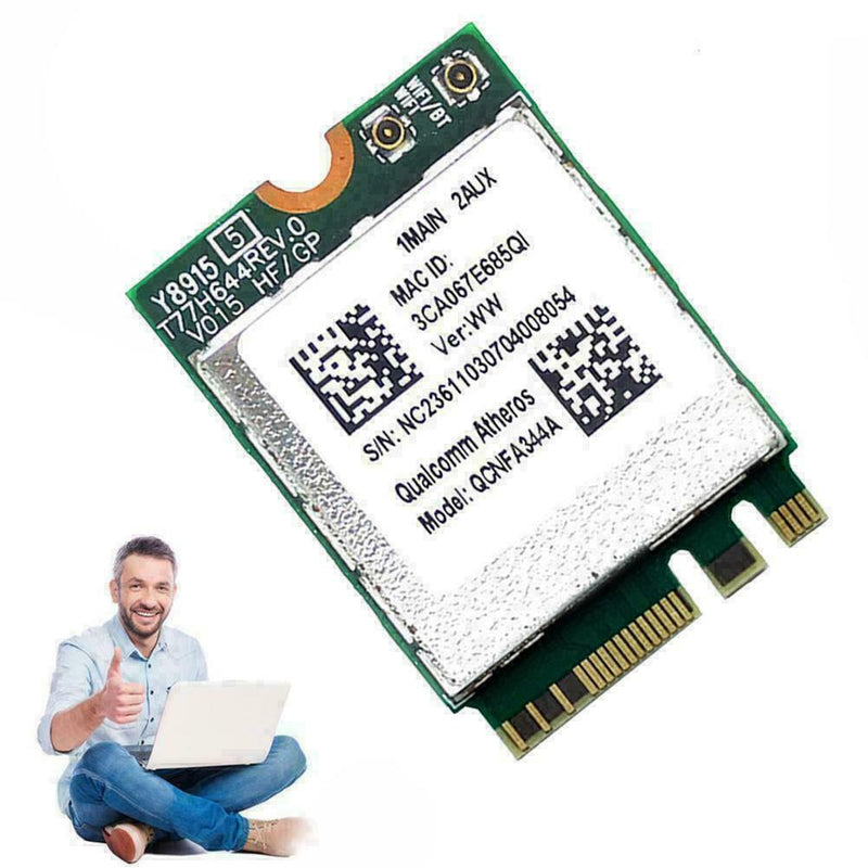 DW1820A BCM94350ZAE 802.11ac Bluetooth Mbps WiFi Wireless Neu 2.4G: Y0D7 A1S6